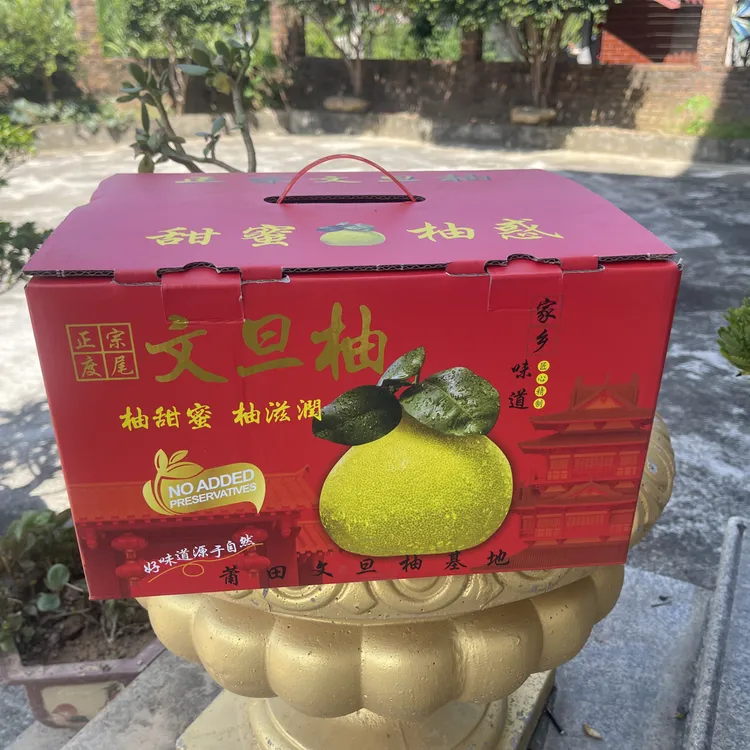 礼盒装（精品果）莆田正宗度尾文旦柚老树白红心蜜柚孕妇新鲜水果