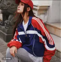 【商场撤柜】春秋季新款男女同款复古双拉链刺绣立领风衣外套3797