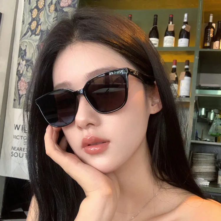 潮酷gm墨镜女士开车大脸显瘦防紫外线高级感防晒强光太阳镜男时尚