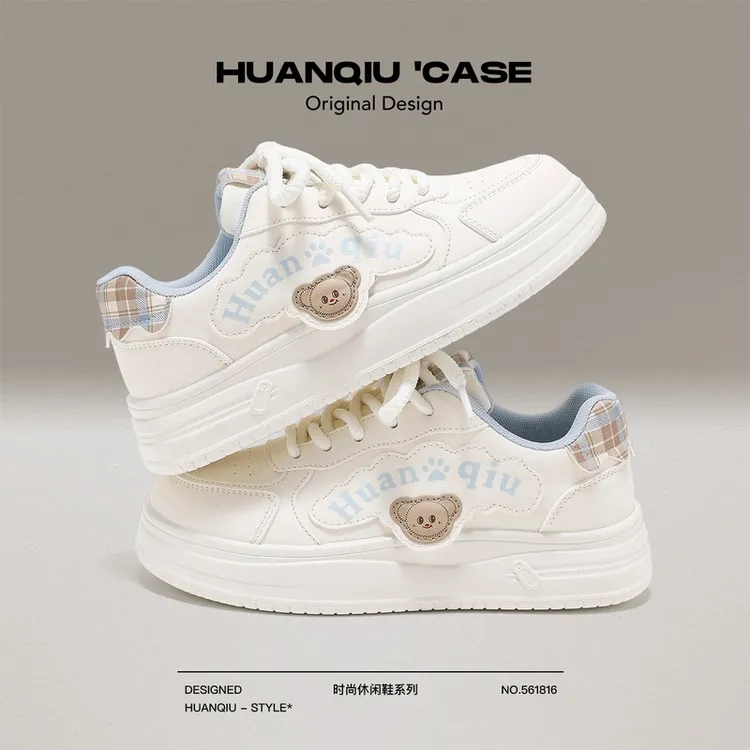 环球爆款耐磨舒适潮流增高时尚女鞋厚底小白鞋学生百搭休闲板鞋