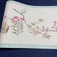 清水蓝【纳米明周之冕写生花卉长卷】大风堂纳米半生熟毛笔书法纸