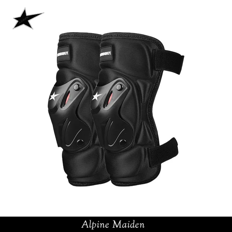 正品A星Alpine Maiden骑行护膝摩托车四季护肘硬壳护具男户外摩旅