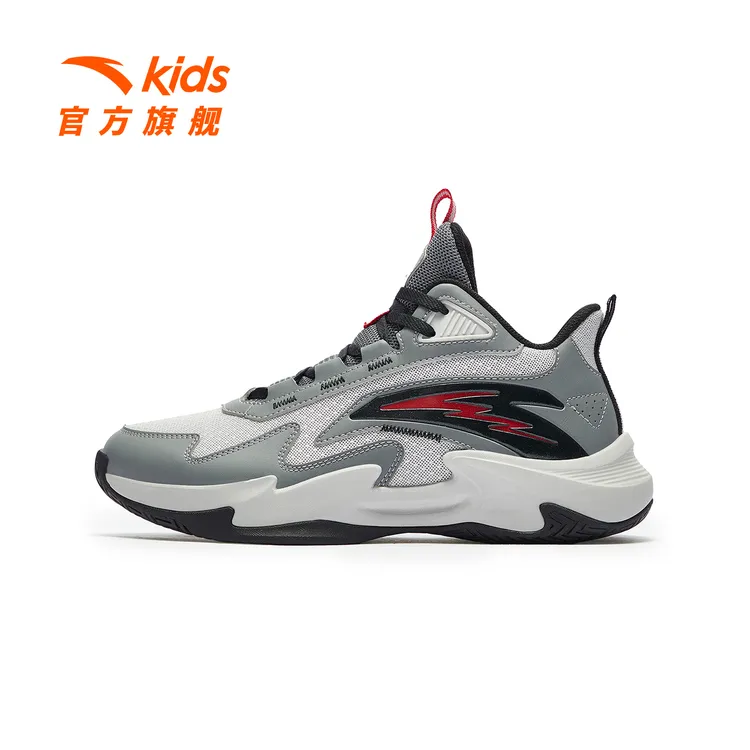 【试炼Pro】安踏儿童男篮球鞋2025秋季新款防滑耐磨高帮篮球运动鞋
