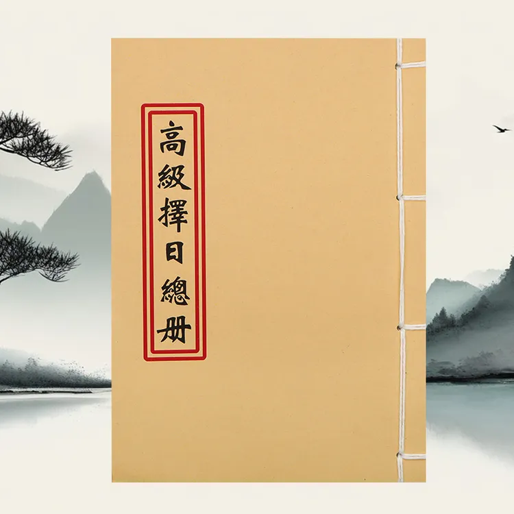 新款 高级择日总册 彩色版纯手工穿线 民间传统老师傅必备书籍