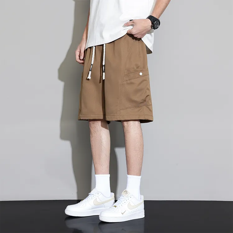 工装短裤男美式潮牌多口袋痞帅五分裤子宽松透气休闲男士中裤夏季