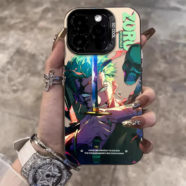 海贼王索隆适用苹果16promax手机壳iPhone15硅胶14保护套17新款12