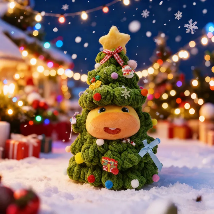 【圣诞节限定】正版多爱可换装噜噜水豚玩偶可爱衣服毛绒挂件送女生