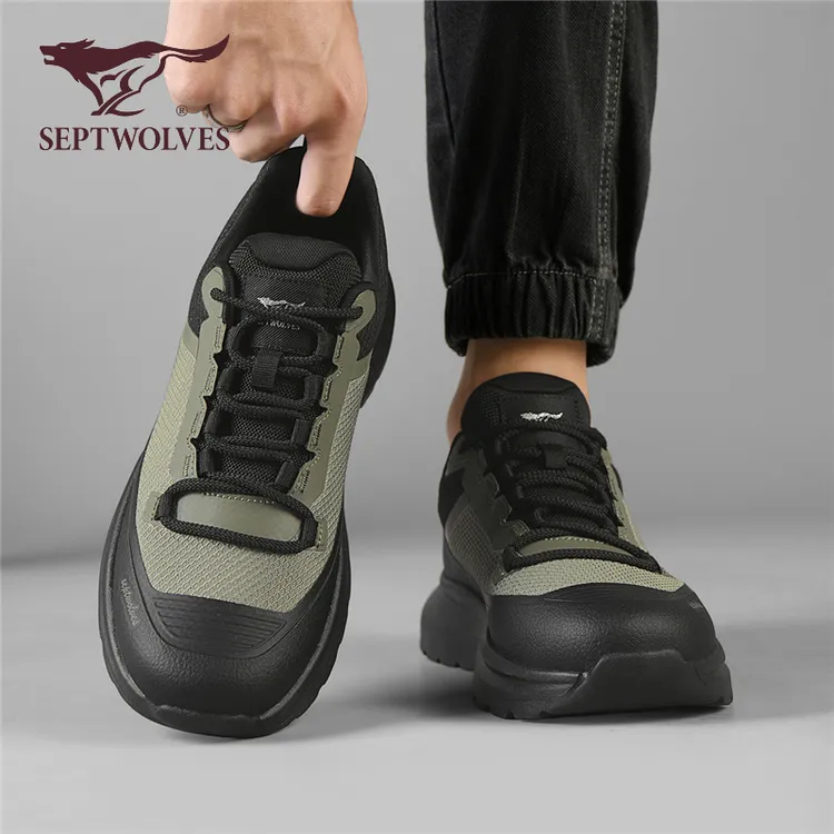 七匹狼男鞋2025新款秋季潮流百搭休闲运动鞋男厚底耐磨户外跑步鞋