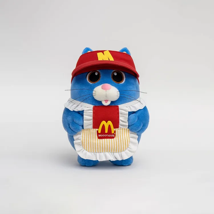 【麦麦款】月半猫水晶超柔胖猫公仔可爱搞怪适合当大学生生日礼物