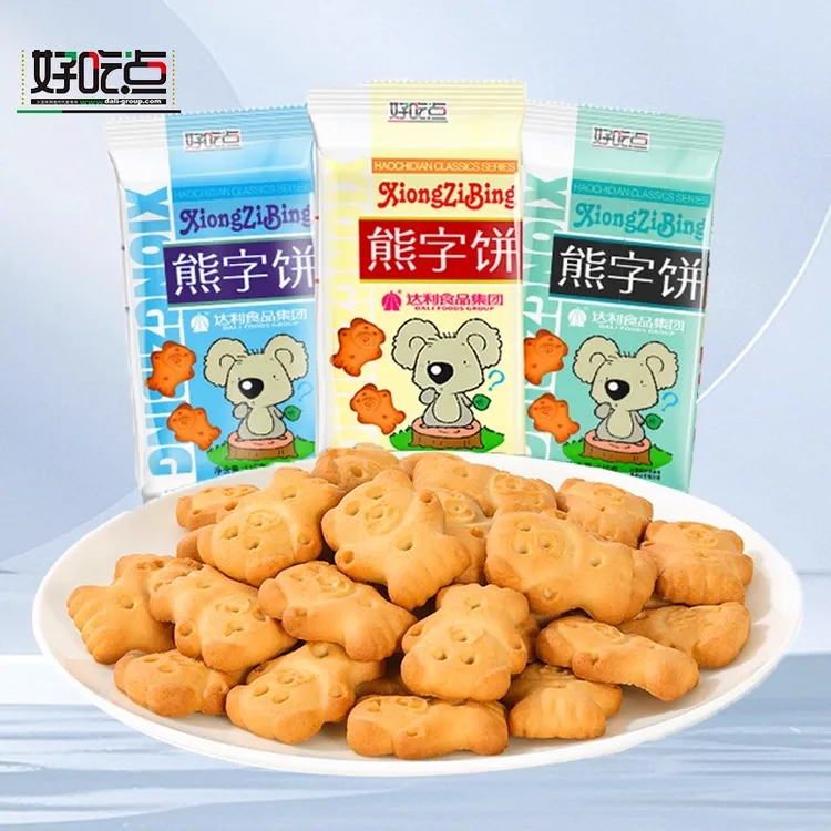 达利园好吃点小熊字饼干小包装怀旧早餐儿童零食小吃休闲食品年货