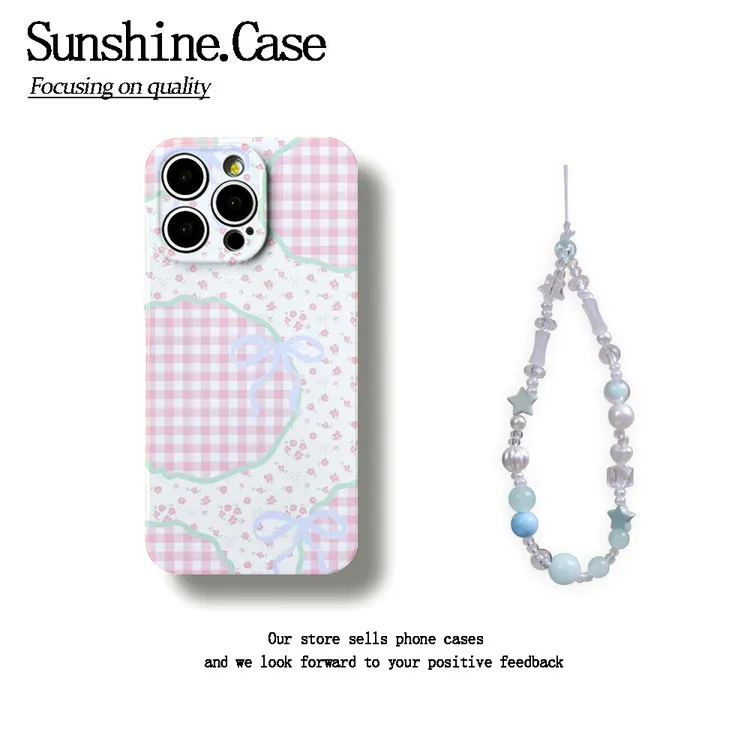 粉色碎花软壳适用苹果oppo华为vivo小米手机壳防摔全包ins