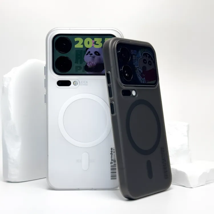 【壳百搭】适用小米17promax条码独立按键磁吸壳17/17pro简约手机壳