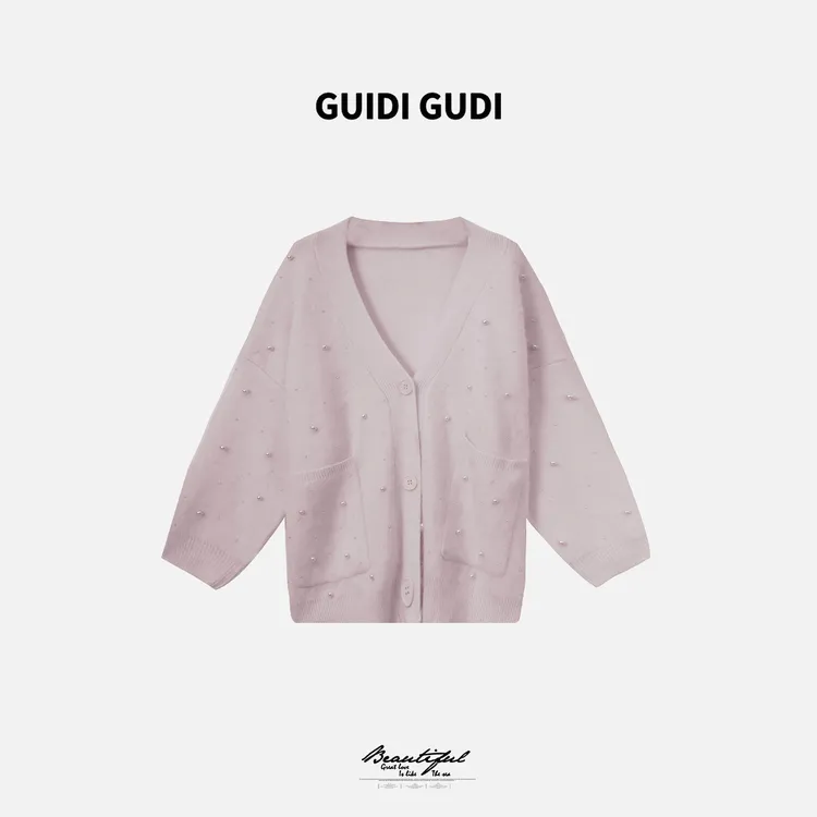 GUIDI GUDI【四季与你】重工时尚设计长袖外套 /黄加蓝