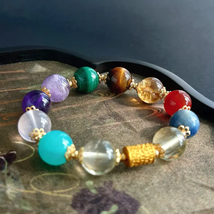 【婉婉专属】明星同款田曦薇同款天然水晶手链多样性发一