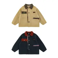 YOEHYAUL/幼悠秋三波 挺括耐穿全棉 汉服口袋工装外套N7177