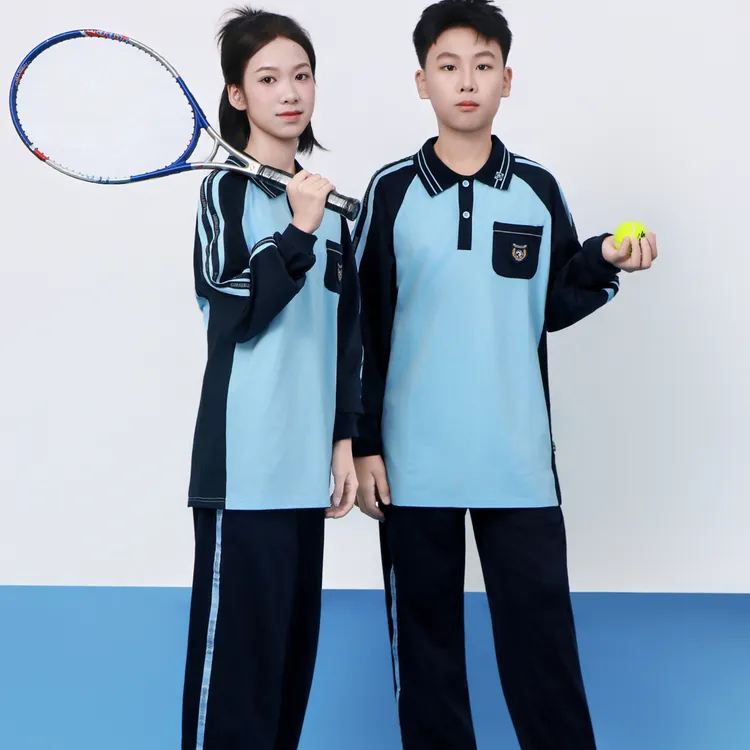 南宁市秋冬中学生校服中小学生速干性面料新升级运动套装95%棉