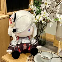 【NINA酱全款现货】申鹤豆豆眼坐姿棉花娃娃40cm
