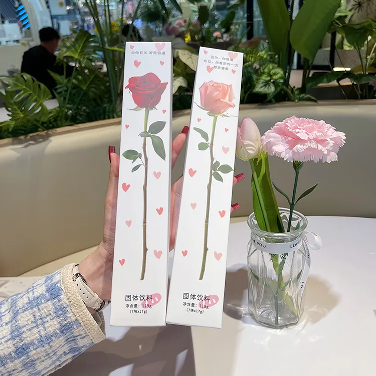 浪漫爱心红糖礼盒姜茶送女生生日礼物大姨妈七夕情人节专用