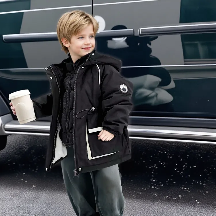 秋冬儿童日常保暖防寒加厚加绒外套XHR3SW369