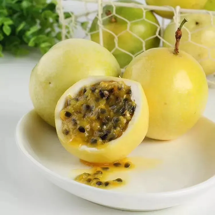 海南文昌东路新鲜现摘钦蜜九号百香果鲜甜多汁当季水果