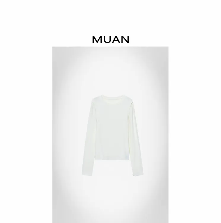 木岸MUAN:《沙漏腰打底》定制极简设计感百搭上衣打底女D-DG3-6819