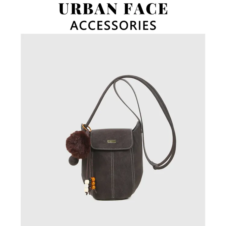 【赵露思同款】URBAN FACE今年流行南瓜包水桶包包女百搭通勤斜挎包