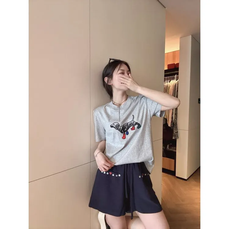 BETTER JOELAY-【点点心心】高端高级感短裤休闲风短裤Z0771