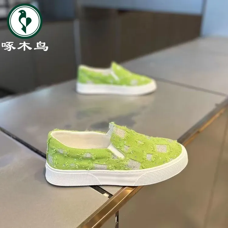 啄木鸟男鞋秋季新款透气低帮软底休闲帆布鞋男士潮流百搭运动板鞋