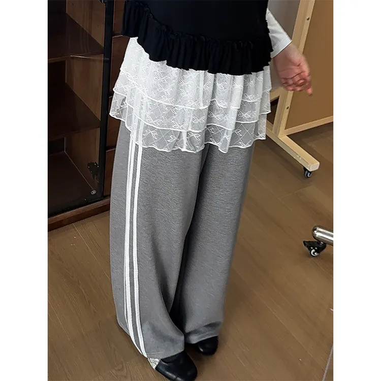 蕾丝小屁帘短裙屁帘裙女打底神器韩系叠穿下摆遮屁股网纱半身短裙