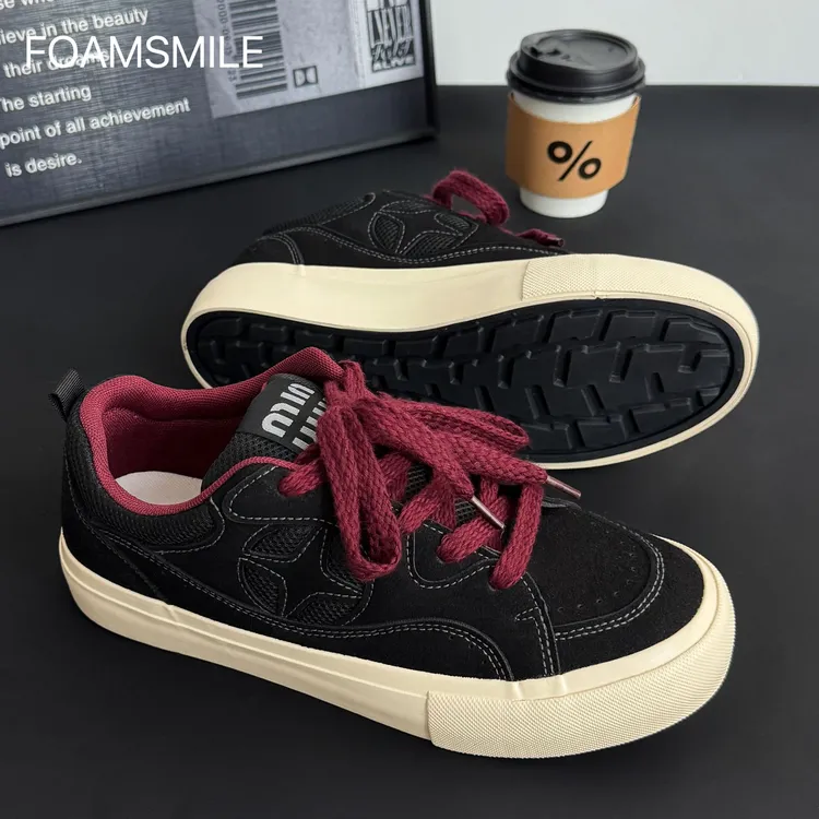 Foamsmile| 美式炸街酷男痞帅潮鞋秋季休闲运动面包鞋低帮男士