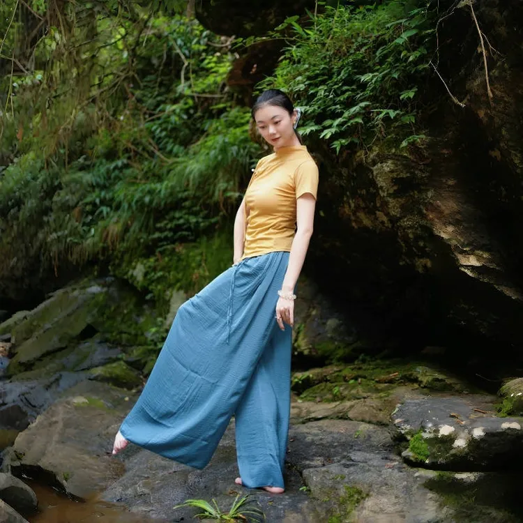 【李冠老师专属】古典舞蹈服女成人现代舞练功服宽松裤子形体训练
