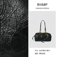 BV&BP· 原创设计 真皮高定手提单肩包 BV250524-黑色