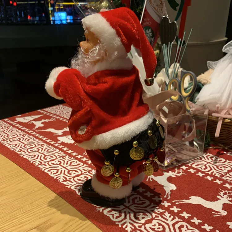 扭屁股圣诞老人圣诞节摆件礼物玩具抖臀节庆饰品装饰品新款2025