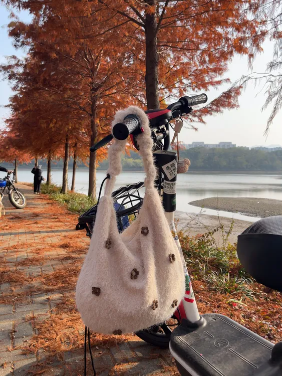 泽家 2025新款毛绒秋冬文艺森系韩版包包直播