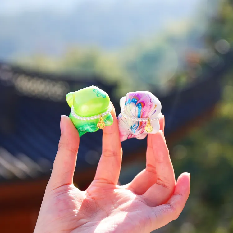【漆彩抱富款&才才猫】抱富猫咪 杭州景区大漆趴趴猫可爱治愈摆件