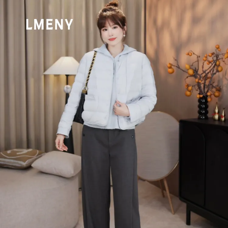 LMENY“云朵胶囊羽绒服”轻绒暖意～轻型柔软御寒立领羽绒服25CY003