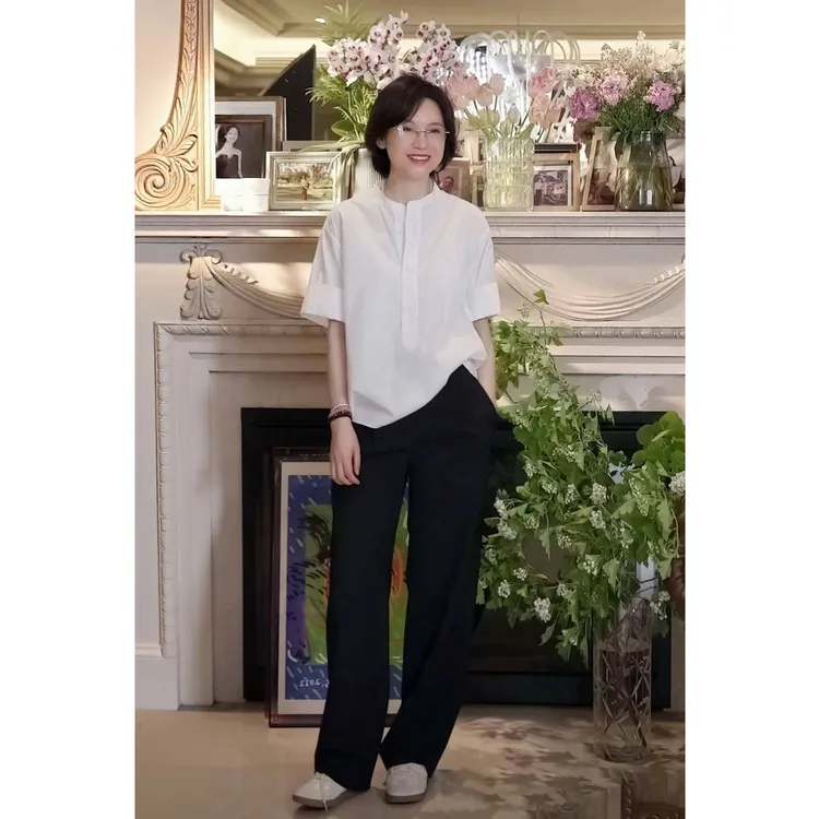 我是摩羯超模裤日本风琴机织立体裁剪挺括垂顺直筒阔腿裤休闲裤