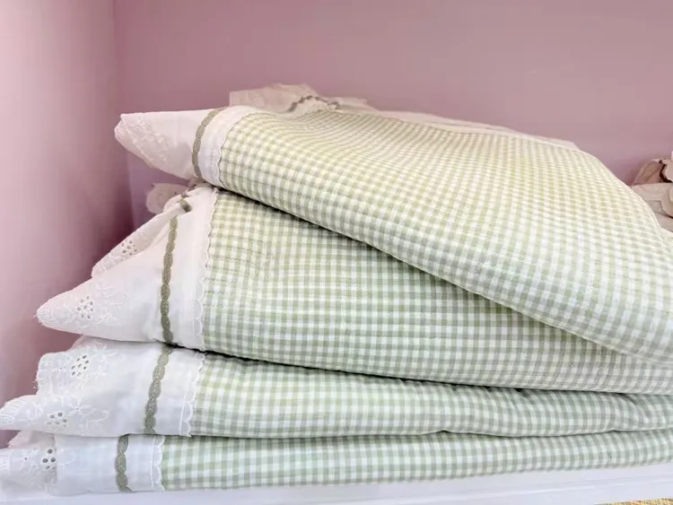 韩国100%纱布棉床盖夏被四件套