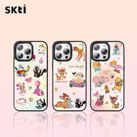 SKTI正版迪士尼鎏金适用苹果16promax手机壳iPhone14pro新款15/13