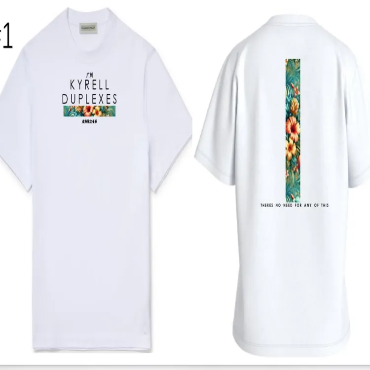 Kyrell Duplexes乐队周边 白色t恤（线上特价）