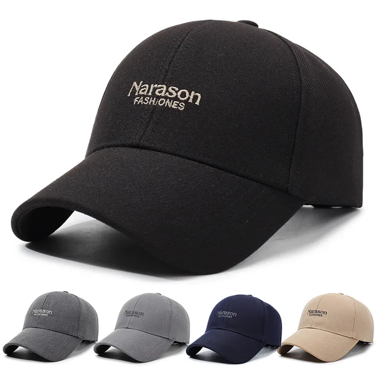 帽子男潮黑色鸭舌帽韩版百搭中年男士棒球帽潮休闲户外出行太阳帽