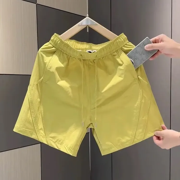 青年潮流运动无弹力薄款速干夏季裤短裤夏天五分裤男款半截裤5分