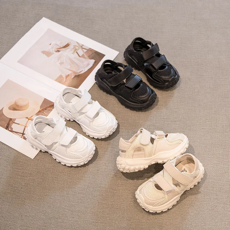 女童运动鞋凉鞋2025年夏款新款儿童鞋中大童防水防滑鞋子夏季包头