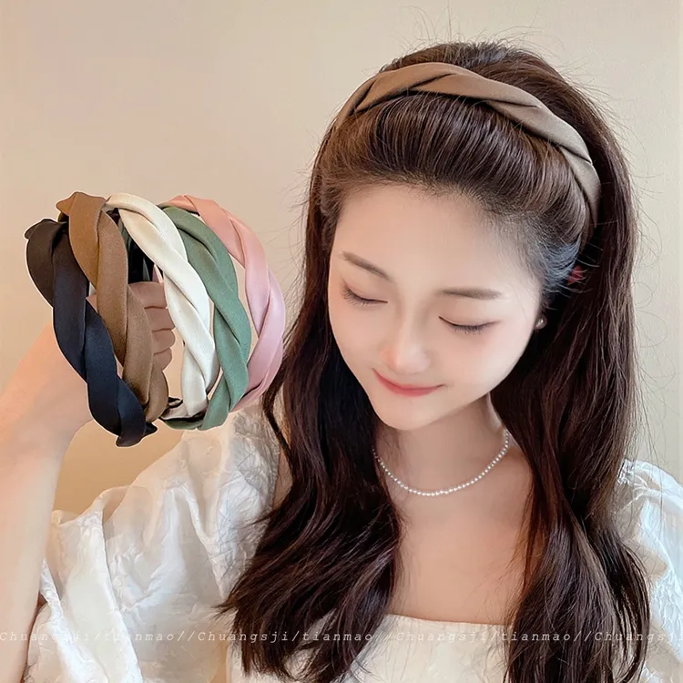 高颅顶发箍女2025新款洗脸专用头箍外出百搭头饰带齿防滑发卡发捆