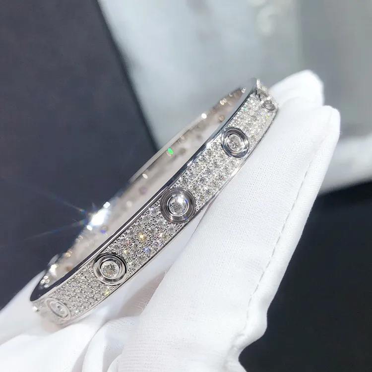 18k金钻石镶嵌带主钻满钻满天星手镯（48小时鉴赏期）40克