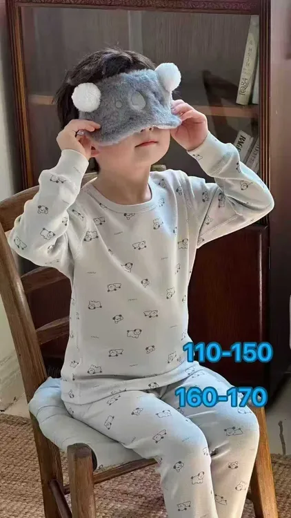 春田暖2025年秋冬季新款秋衣秋裤套装A类莱卡棉无骨棉家居服男款