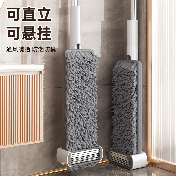 正妙旗舰款雪尼尔免手洗平板拖把家用懒人专用墩布保洁拖地神器