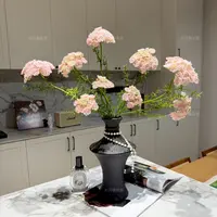 雪珠花蕾丝花仿真花阿米芹特级高端高级感逼真假花摆件家居饰品