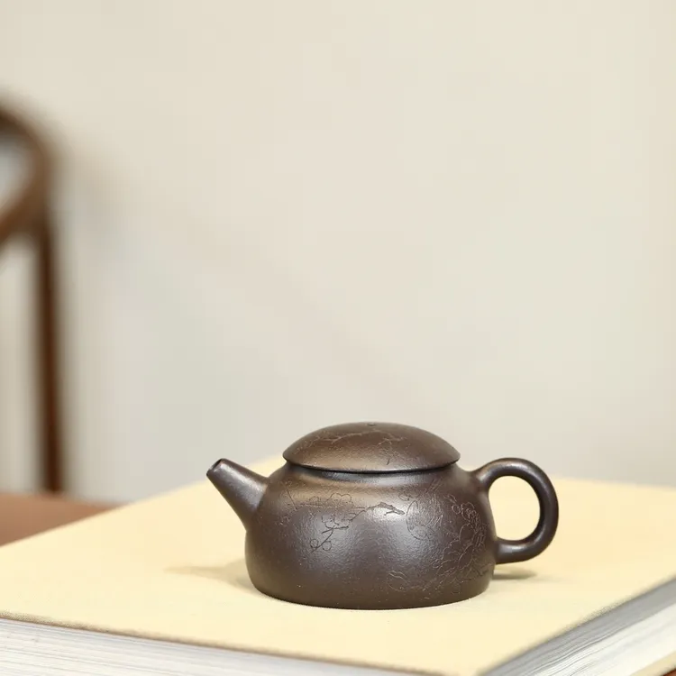闲隐·精品陶刻 容量190cc/天青泥