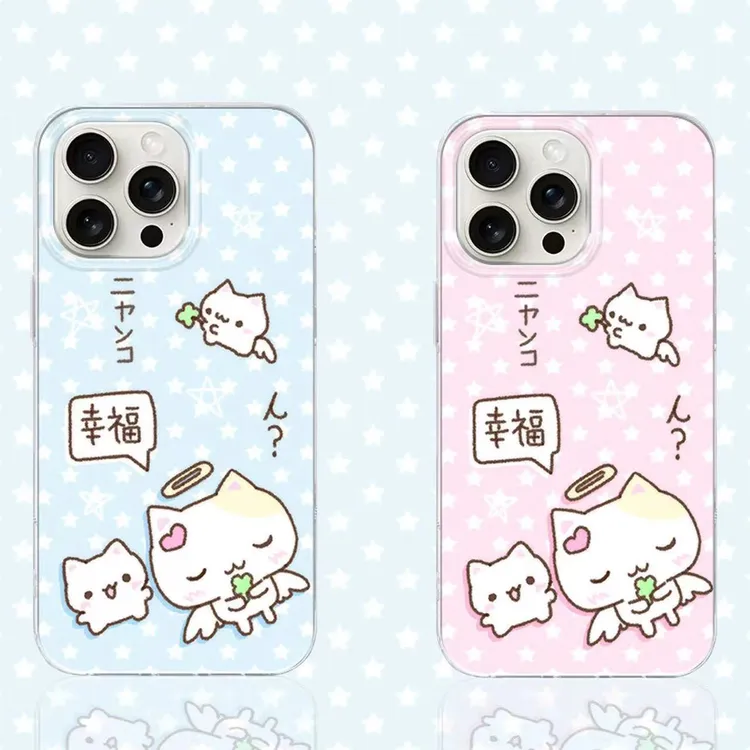 IMD幸运小猫适用iphone16苹果15果冻手机壳小米OPPOVIVO荣耀